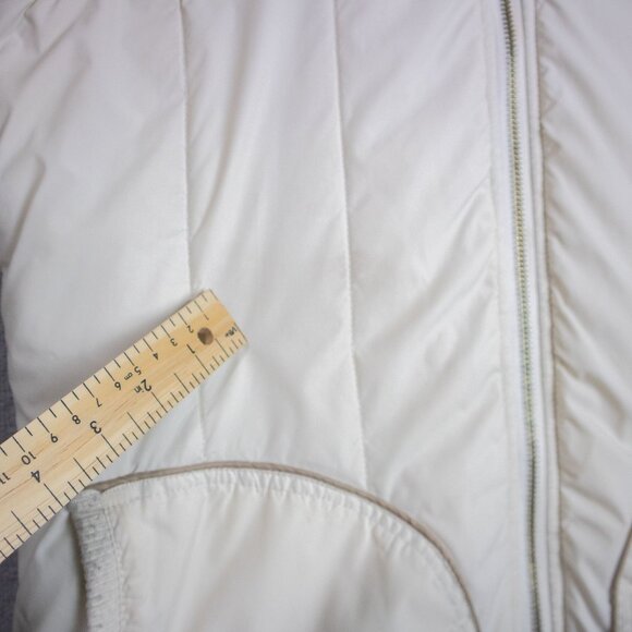 Billabong Y2K Vintage Puffer Sherpa Zip up Hoodie Vest - Picture 7 of 11